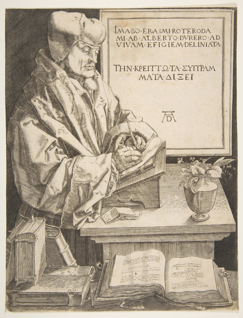 Erasmus av Rotterdam copy.n.d. av Unbekannt