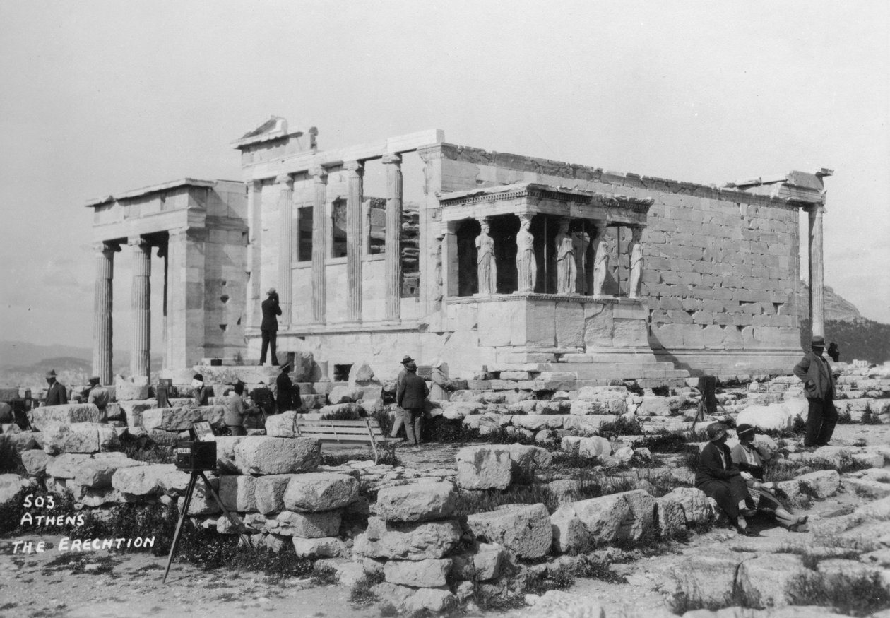 Erechtheion, Athen, Hellas, c1920-c1930s av Unbekannt