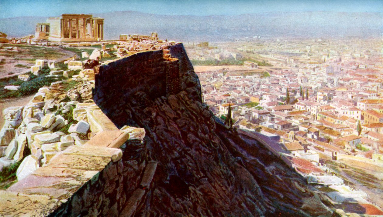 Erechtheion, Athen, Hellas, c1924 av Unbekannt