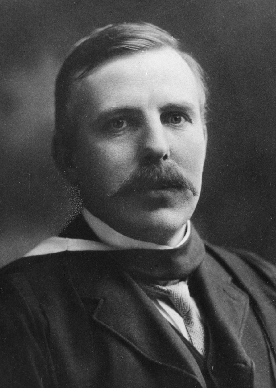 Ernest Rutherford 1871-1937, nobelprisvinnende atomfysiker, c1908 av Unbekannt