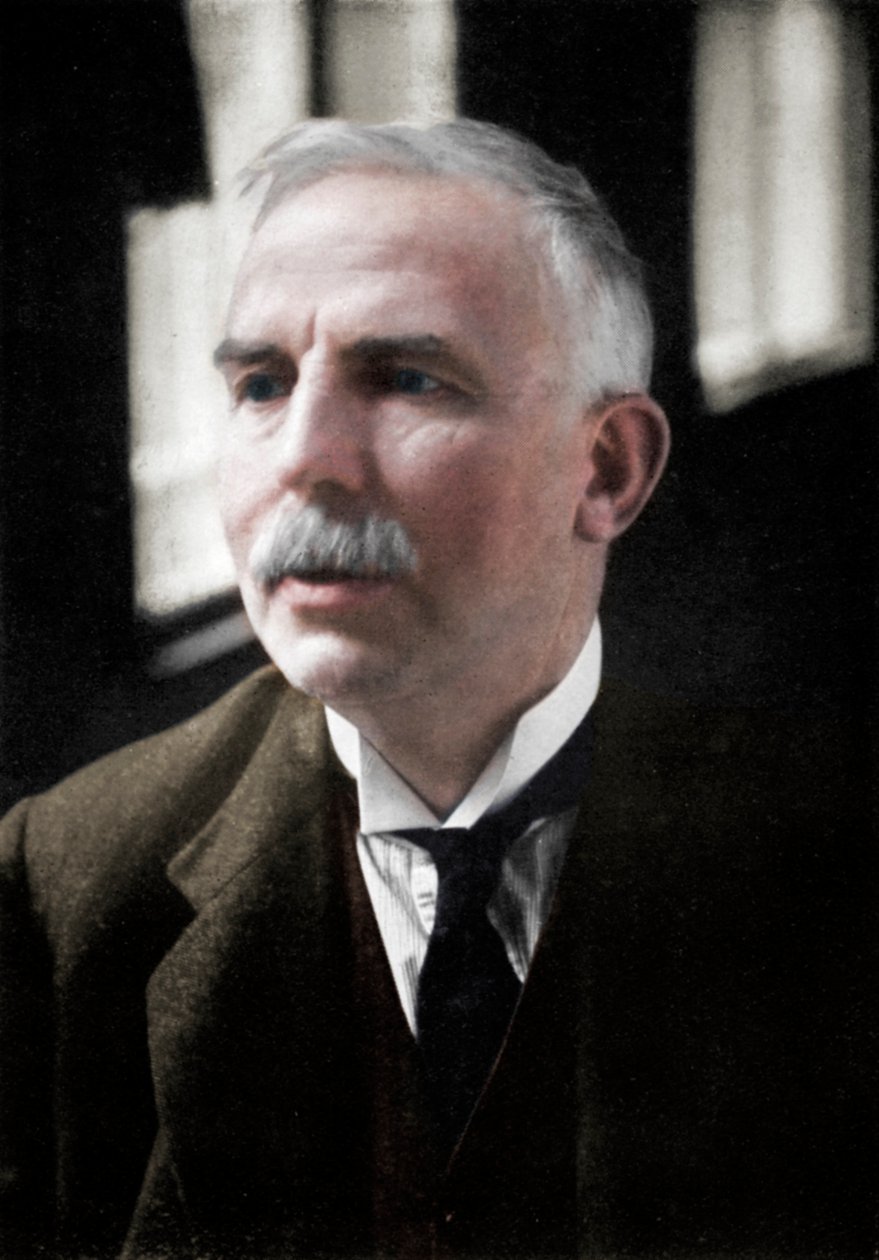 Ernest Rutherford 1871-1937, nobelprisvinnende atomfysiker, c1908. av Unbekannt