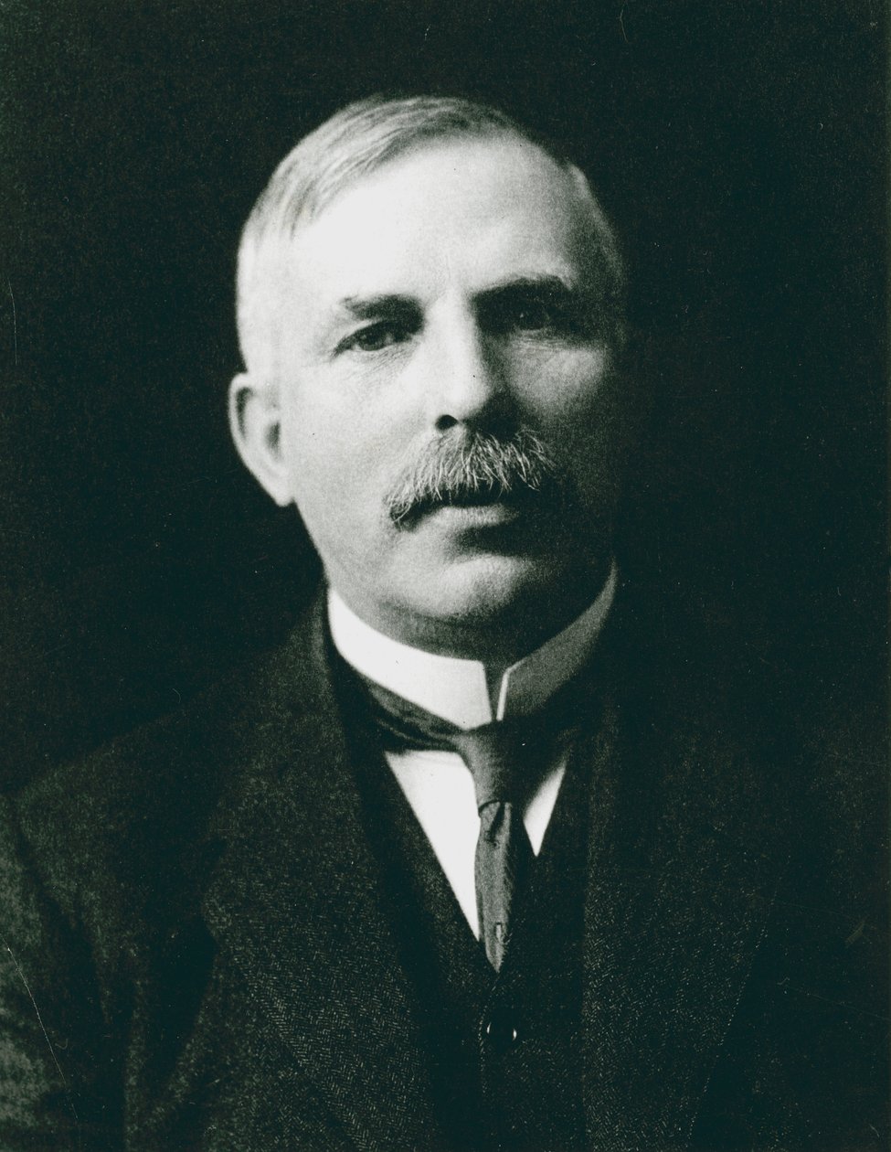 Ernest Rutherford 1871-1937, nobelprisvinnende atomfysiker, c1908 av Unbekannt