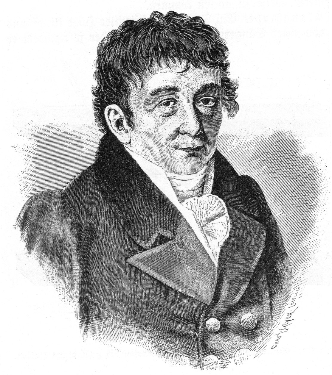Ernst Florens Friedrich Chladni , tysk fysiker, c1895 av Unbekannt