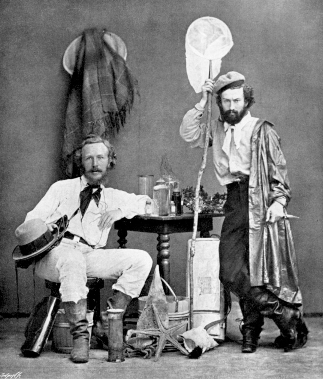 Ernst Haeckel, tysk zoolog og evolusjonist, på Kanariøyene, 1867 av Unbekannt