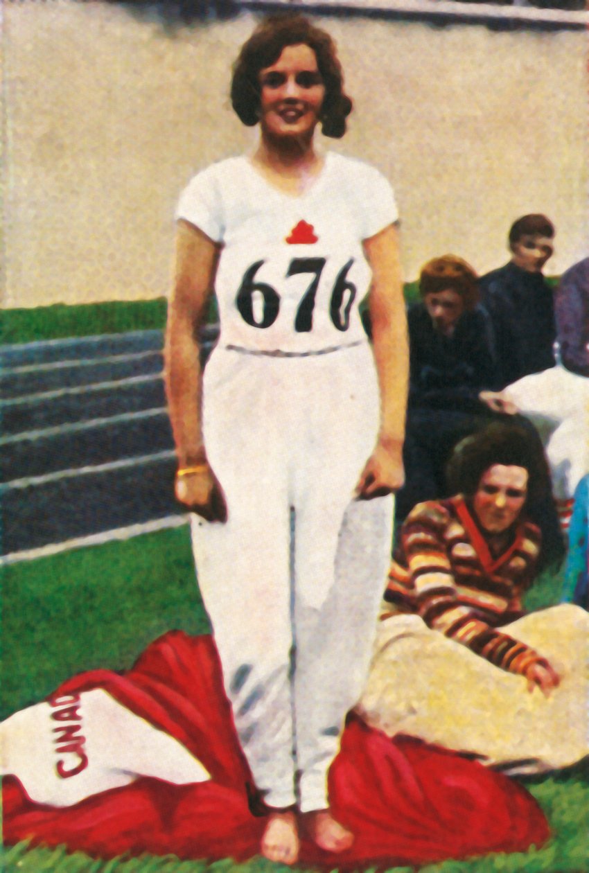 Ethel Catherwood fra Canada, verdensmester i høydehopper, 1928. av Unbekannt