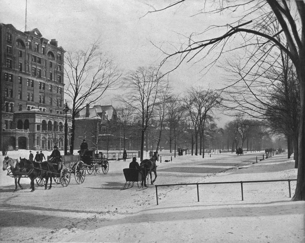 Euclid Avenue, Cleveland, Ohio, USA, c1900. av Unbekannt