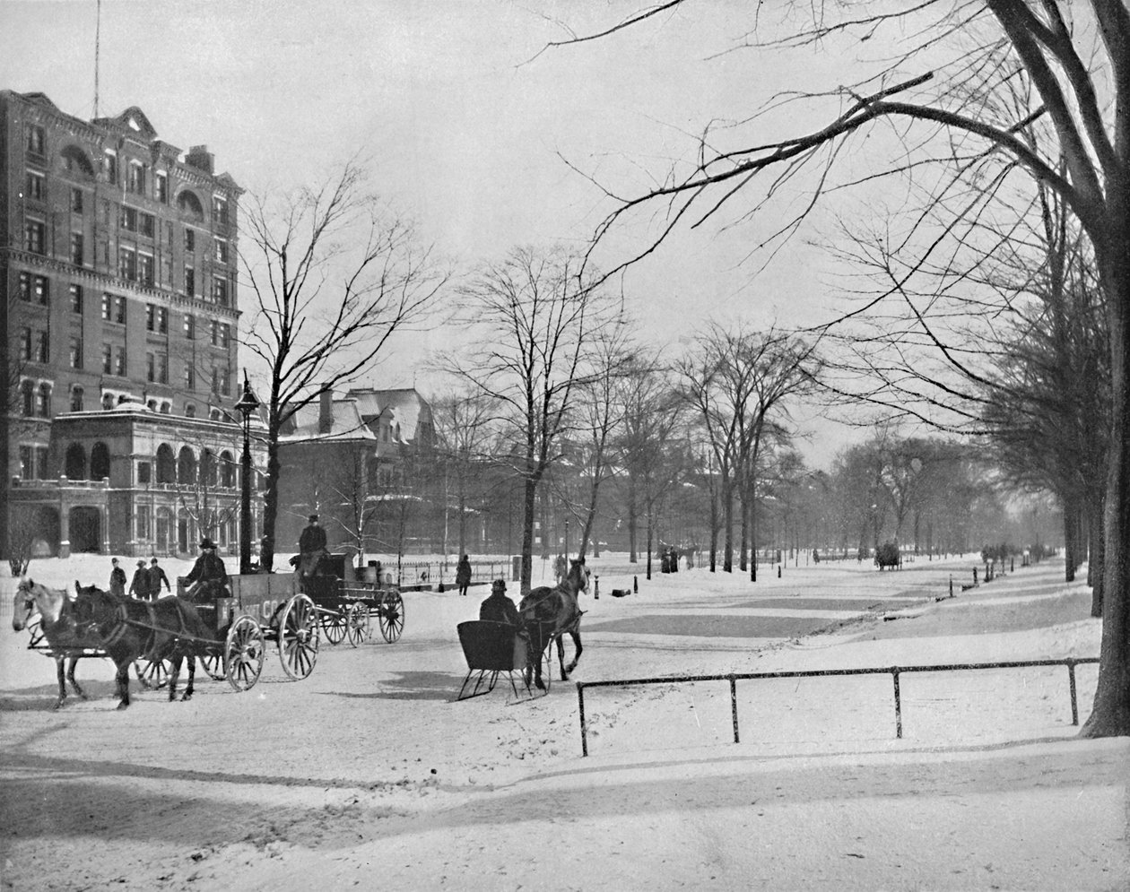 Euclid Avenue, Cleveland, Ohio, c1897. av Unbekannt