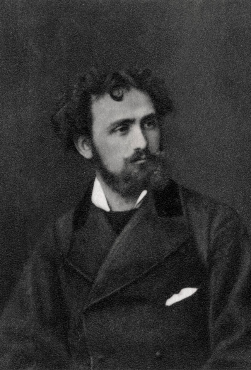 Eugene Delacroix , fransk kunstner, 1854 av Unbekannt