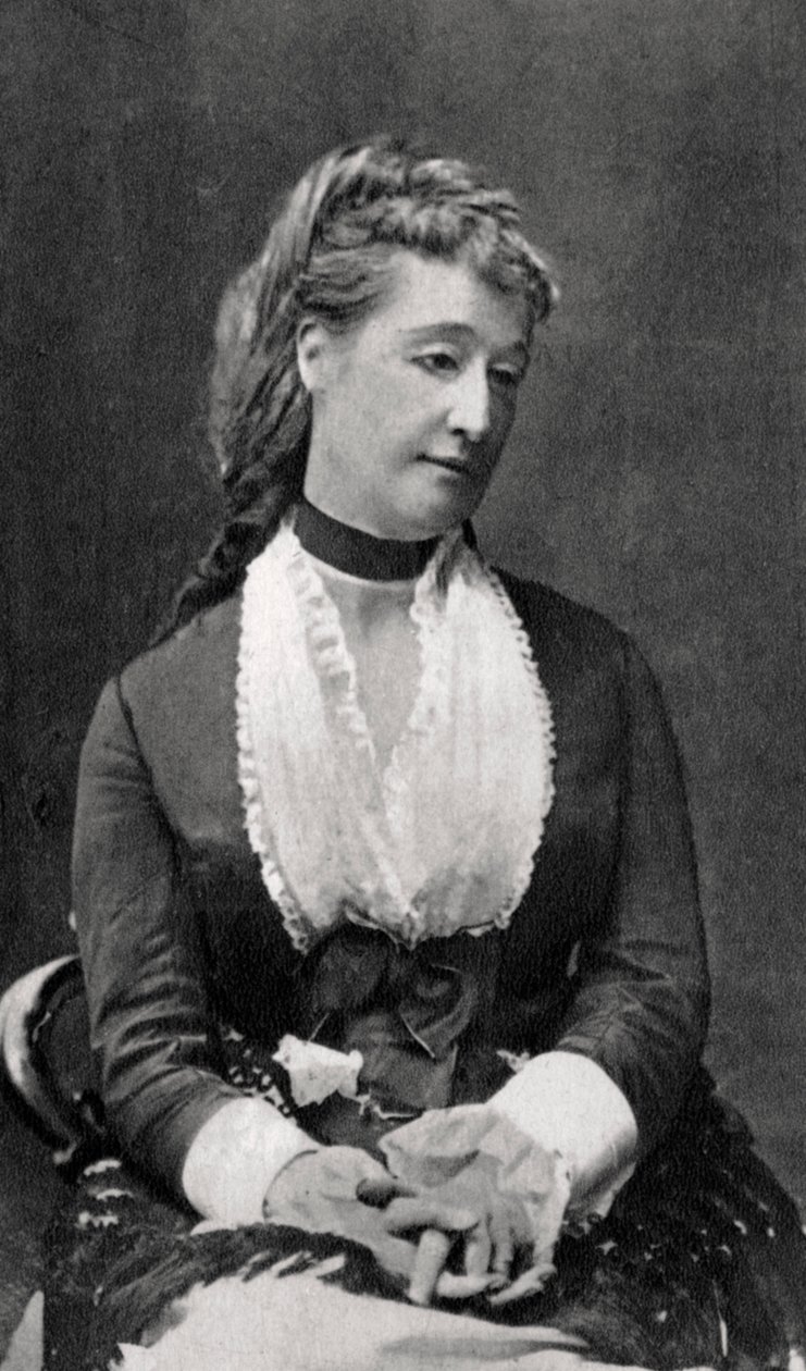 Eugenie de Montijo, keiserinnekonsort av Napoleon III av Frankrike, c1865-1875 av Unbekannt