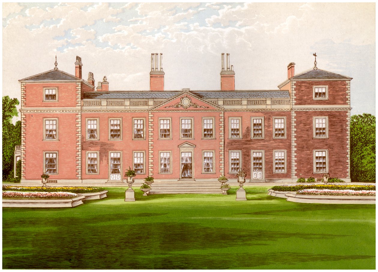 Euston Hall, Suffolk, hjemmet til hertugen av Grafton, 1880 av Unbekannt