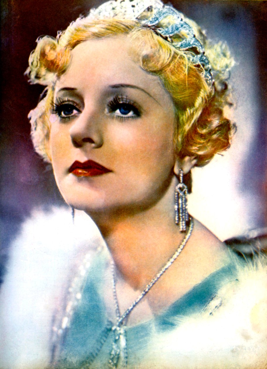 Evelyn Laye , engelsk teaterskuespillerinne, 1934-1935 av Unbekannt