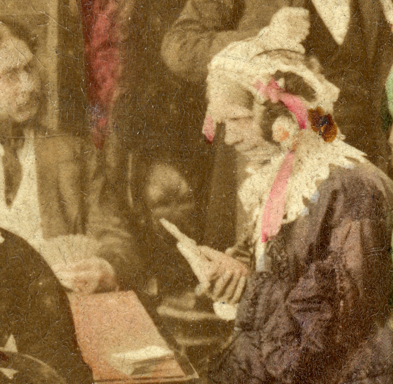 Hjemmekvelder, 1800-tallet av Unbekannt