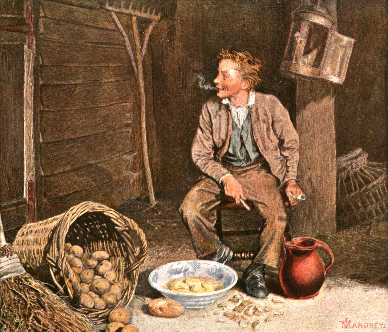 Hver tomme en mann, c1900. av Unbekannt