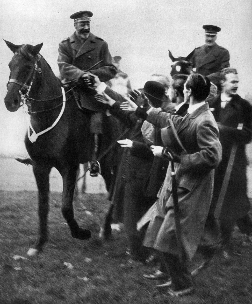 Ex-service men and the King, anmeldelse av 20 000 Silver Badge-menn i Hyde Park, London, 1935 av Unbekannt