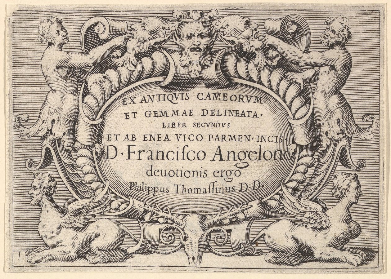 The Book of the Ancients of Cameorum and Gemma Delineated by Enea Vic..., utgitt ca. 1599-1622. av Unbekannt