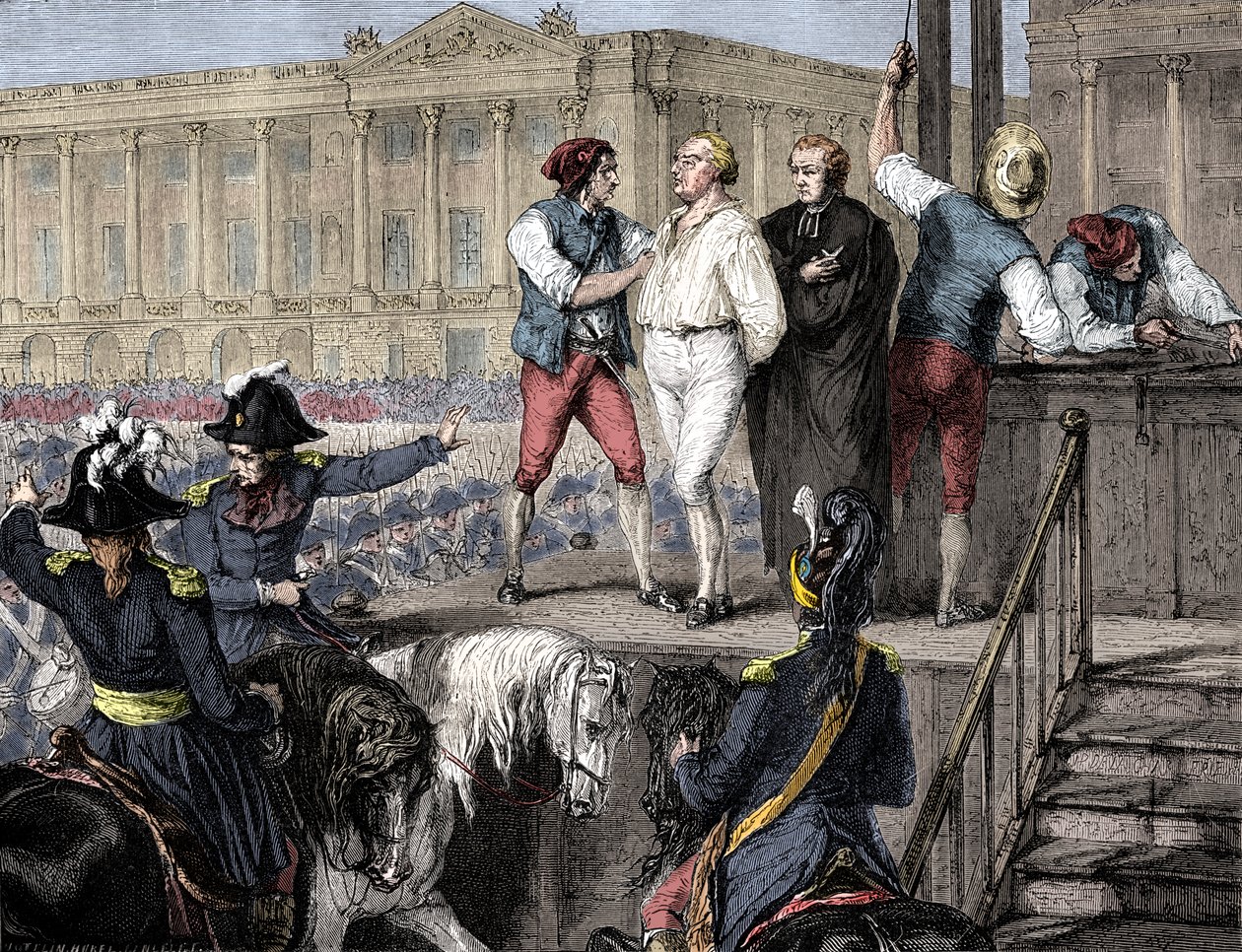Henrettelse av Louis XVI av Frankrike, Paris, 21. januar 1793 1882-1884. av Unbekannt