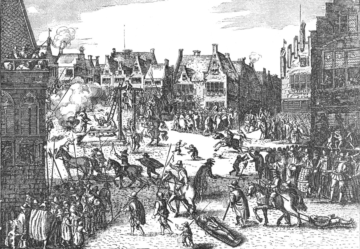 Henrettelse av Conspirators of the Gunpowder Plot i 1606, 1795 1897 av Unbekannt