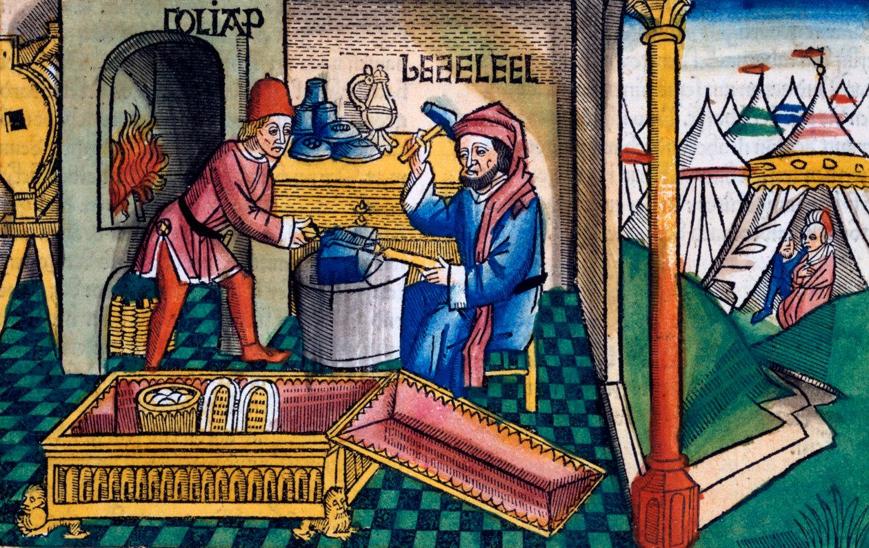 2. Mosebok 31:2-8: Besalel og Aholiab lager paktens ark av Unbekannt