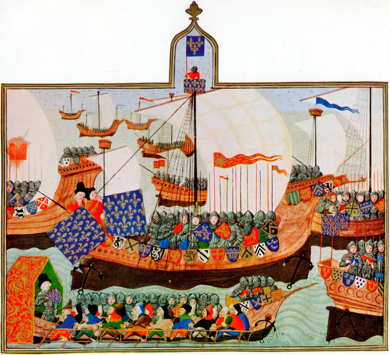 Ekspedisjon for å konfrontere afrikanske korsarer, 1390 av Unbekannt