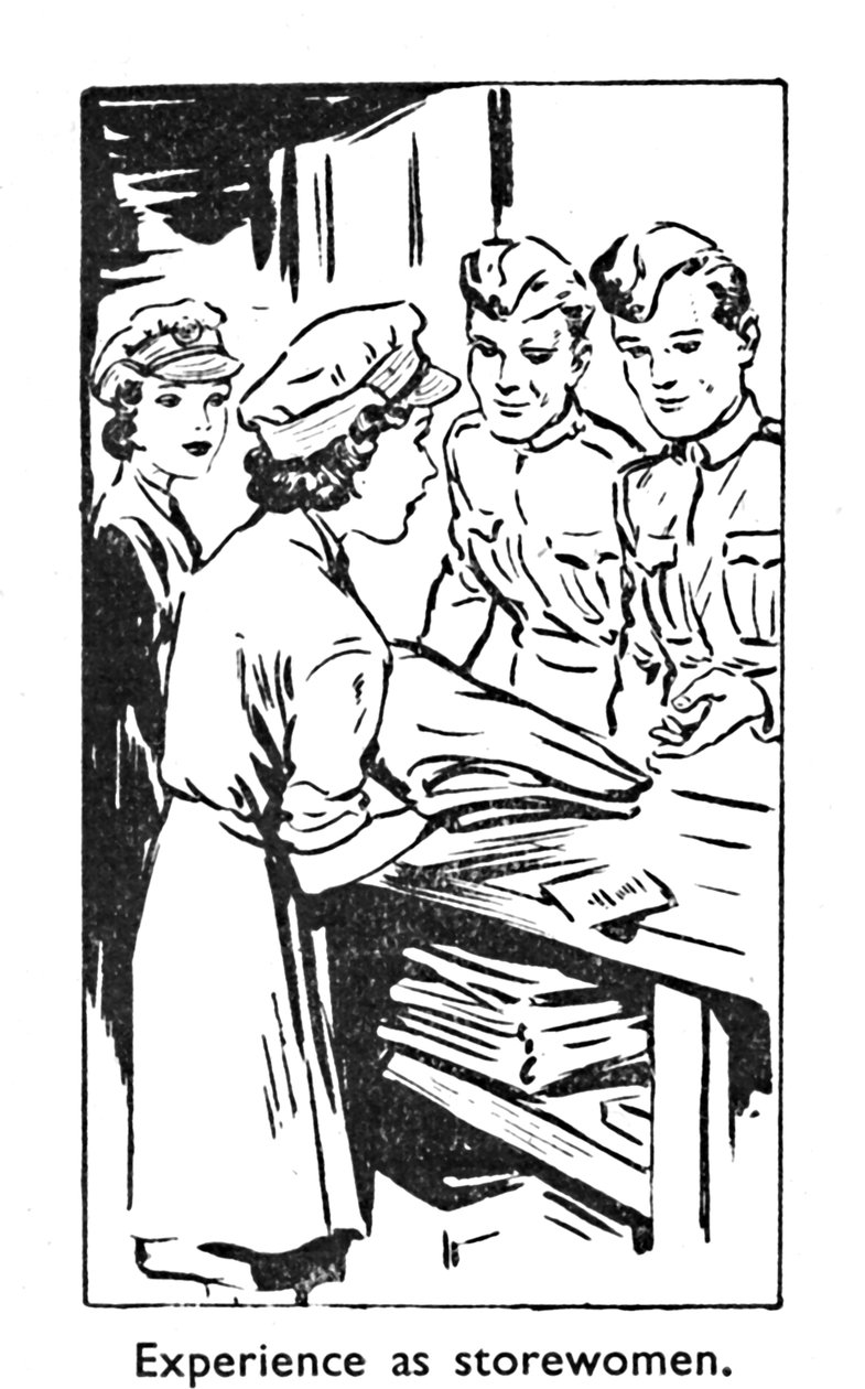 Erfaring som lagerdame, 1940 av Unbekannt