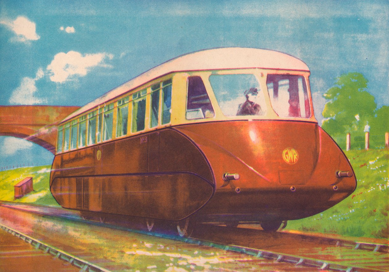 Express Diesel Engine Rail Car, G.W.R., 1940 av Unbekannt
