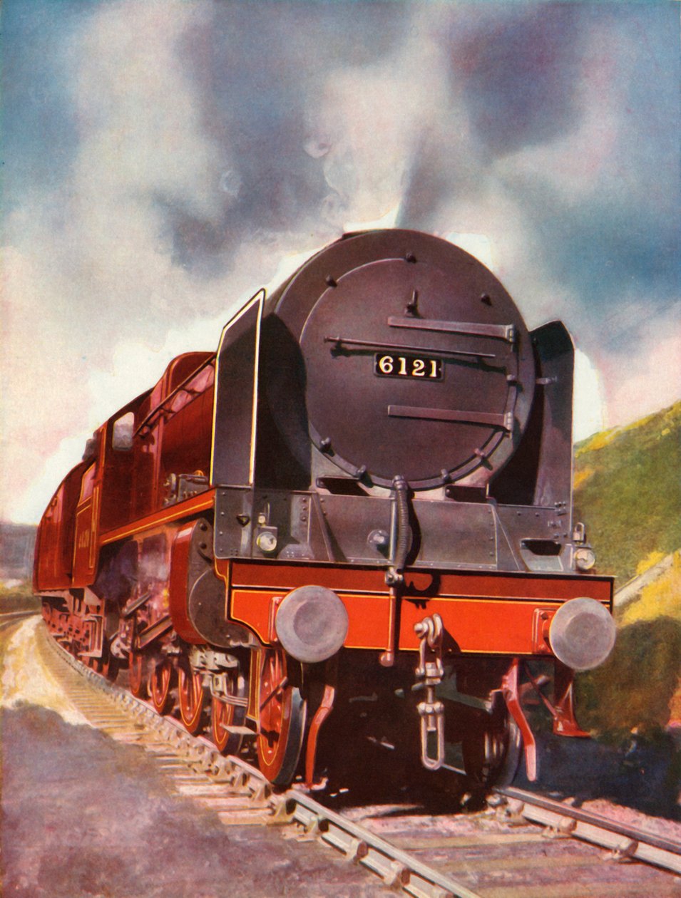 Ekspresspassasjerlokomotiv av Royal Scot 4-6-0-klassen, 1935-36. av Unbekannt