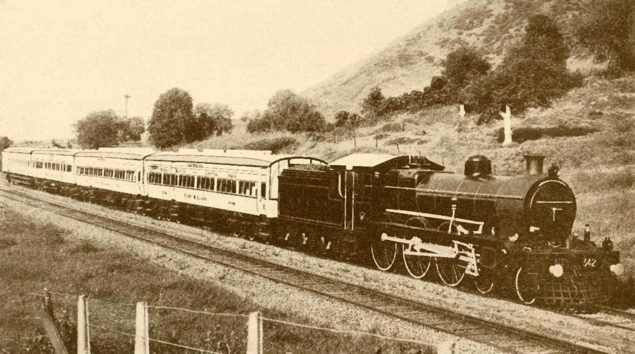 Ekspresstog, Bombay, Baroda og Central India Railway, 1930. av Unbekannt