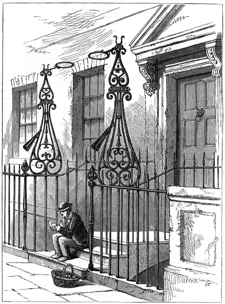 Slukkere på Berkeley Square, London, 1891 av Unbekannt