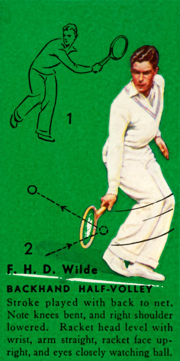 F. H. D. Wilde - Backhand Half-Volley, c1935. av Unbekannt