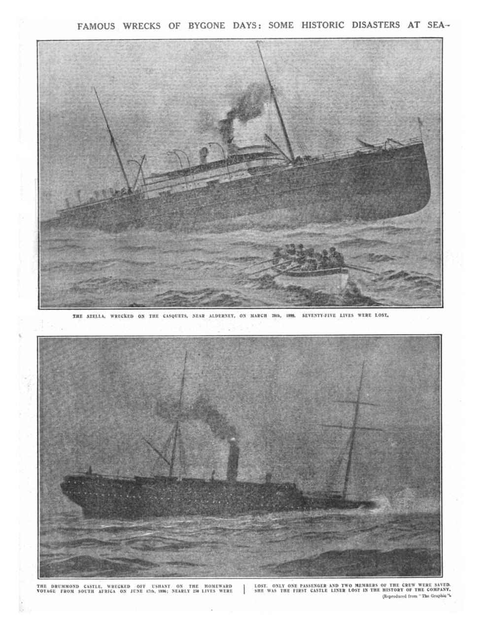 Famous Wrecks of Bygone Days: Some Historic Disasters at Sea, 20. april 1912. av Unbekannt