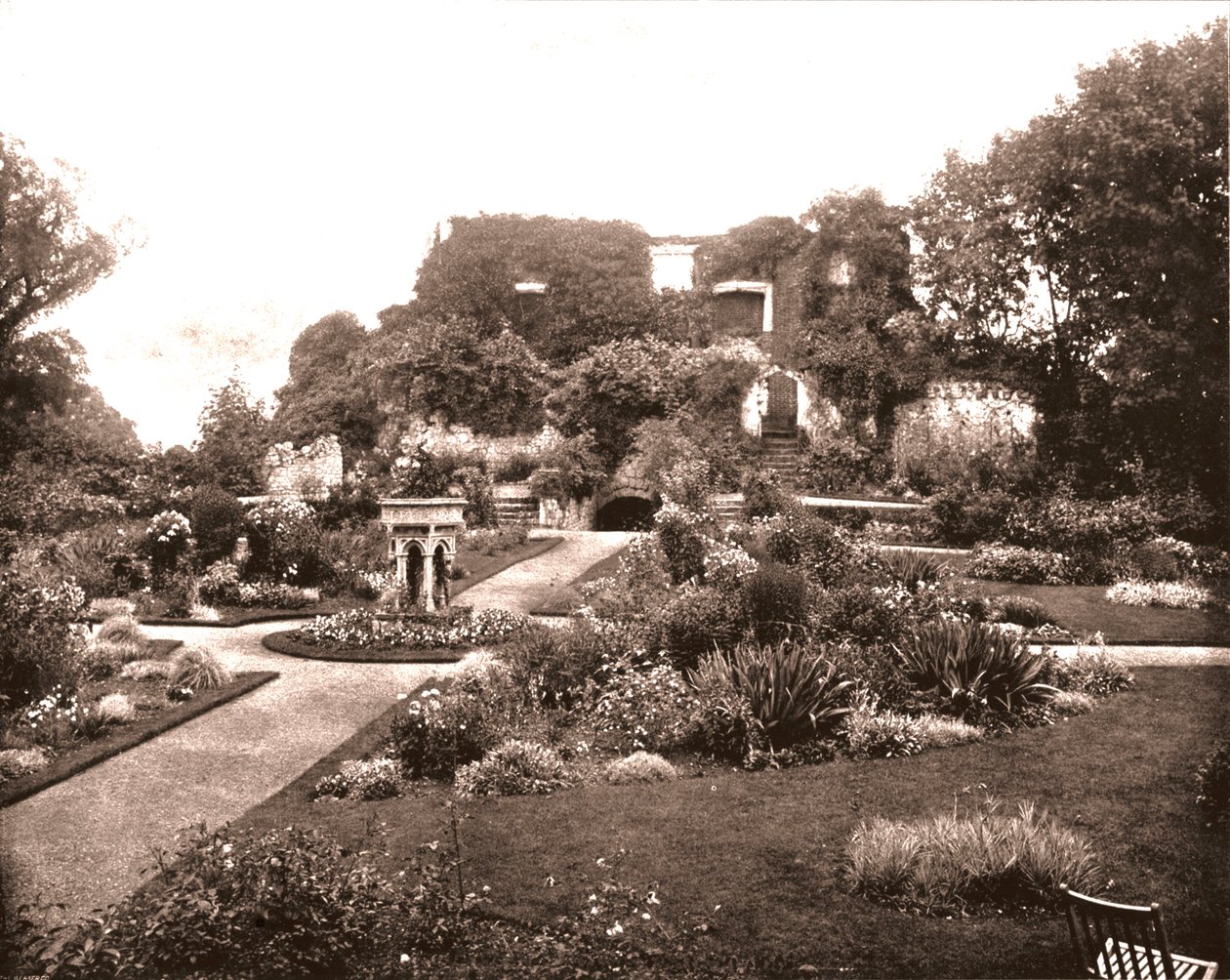 Farnham Castle, nær Aldershot, Surrey, 1894. av Unbekannt