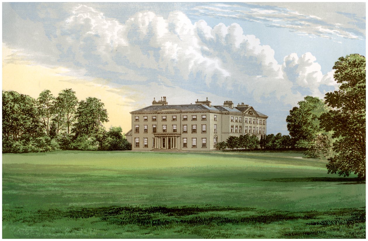 Farnham Lodge, County Cavan, Irland, hjemmet til Lord Farnham, c1880 av Unbekannt