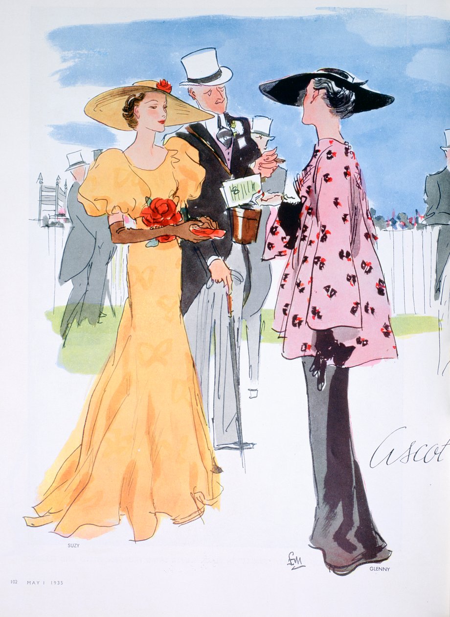 Moteillustrasjon, 1935 av Unbekannt