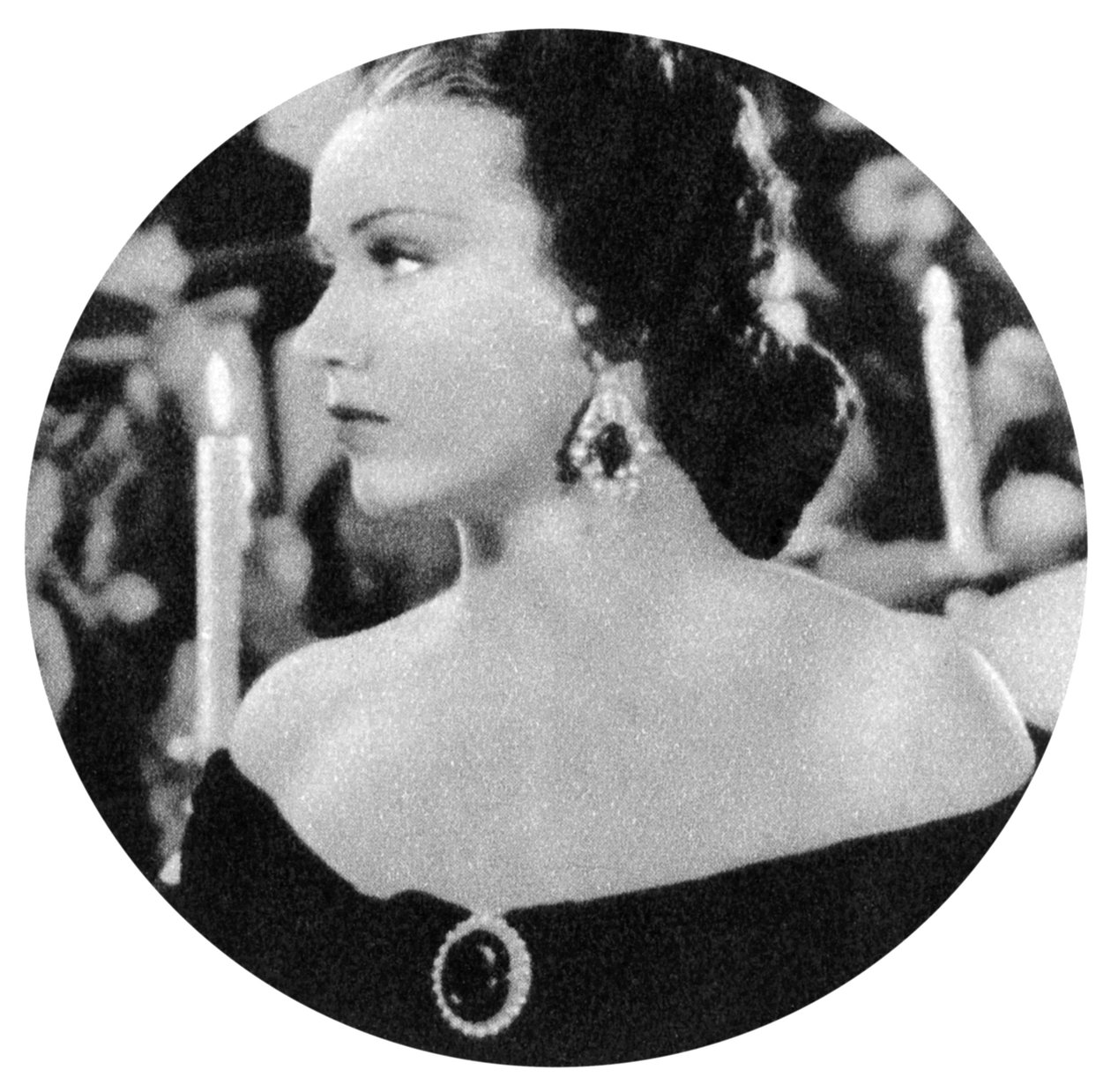Fay Wray , kanadiskfødt amerikansk filmskuespillerinne, 1934-1935 av Unbekannt