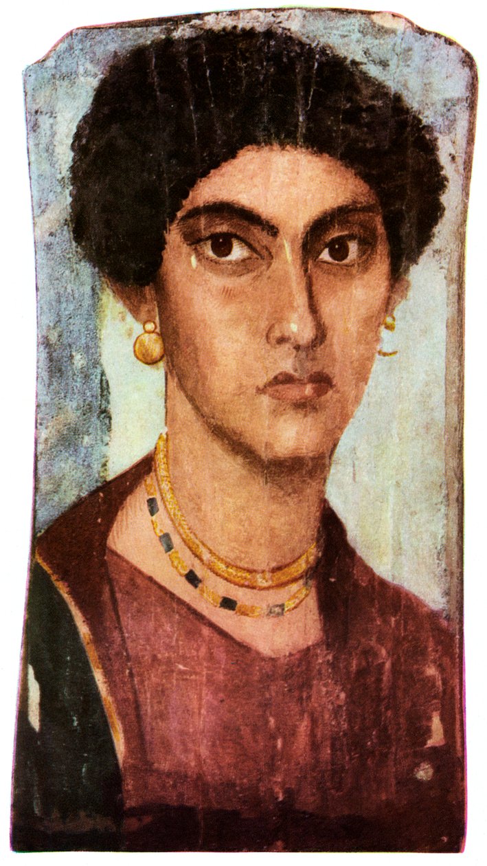 Fayum-portrett, gammel egyptisk, romersk periode, c200 AD 1956. av Unbekannt