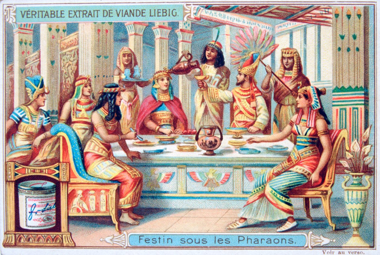 Fest på faraoenes tid, det gamle Egypt, ca 1900 av Unbekannt
