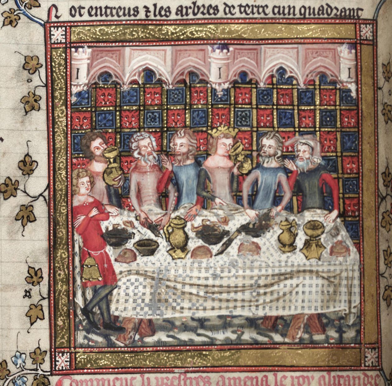 Fest i Oxford En syklus av Alexander-romanser, ca 1400 av Unbekannt
