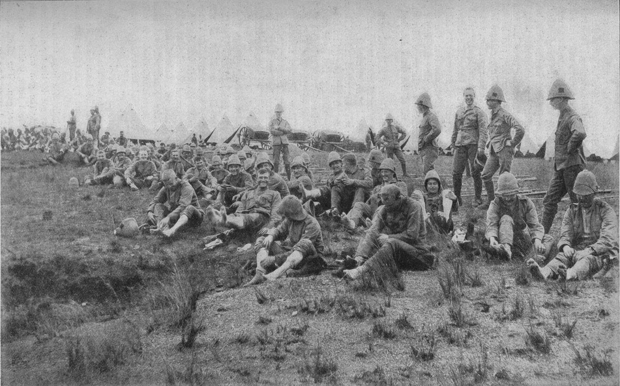 Fotinspeksjon ved Estcourt, 1902 av Unbekannt