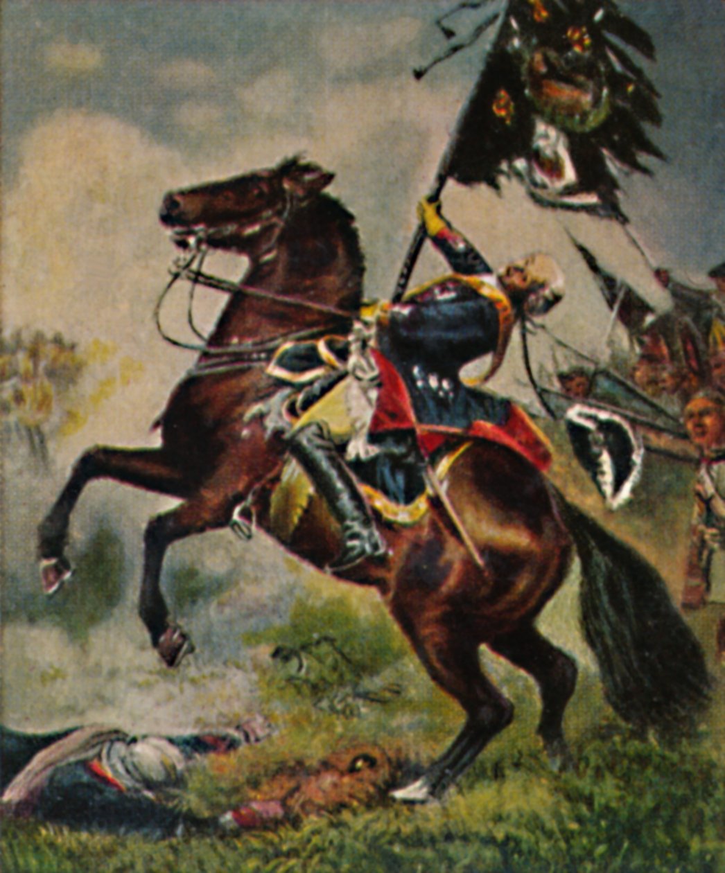 Feltmarskalk grev Schwerin 1684-1757. - Maleri av Camphausen, 1934. av Unbekannt