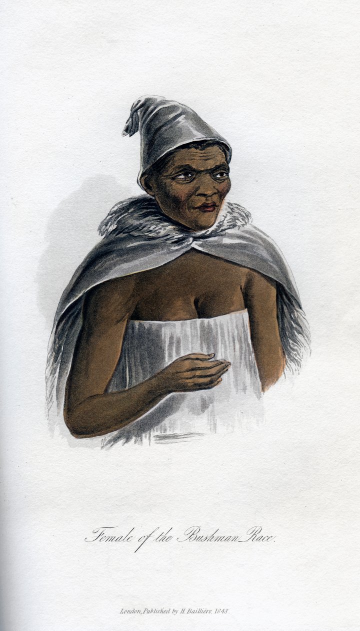 Kvinne av Bushman Race, 1848 av Unbekannt