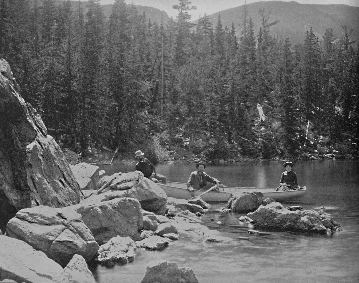 Fen Lake, nær Georgetown, Colorado, c1897. av Unbekannt