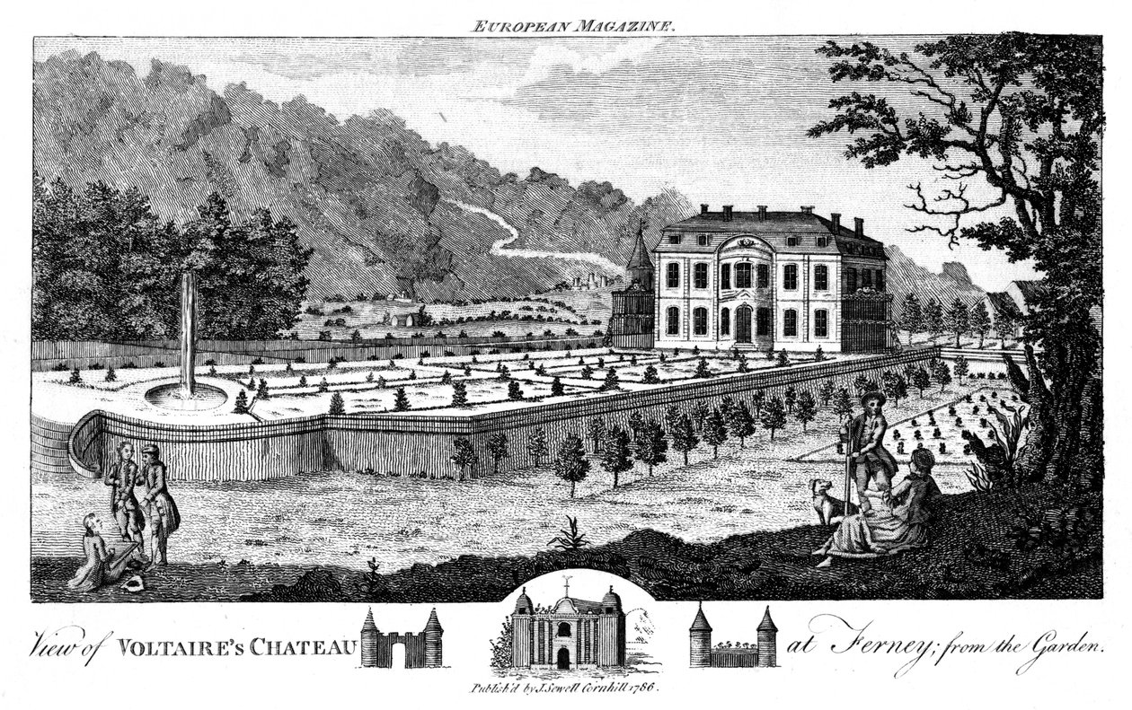 Ferney nær Genève, Sveits, 1786 av Unbekannt