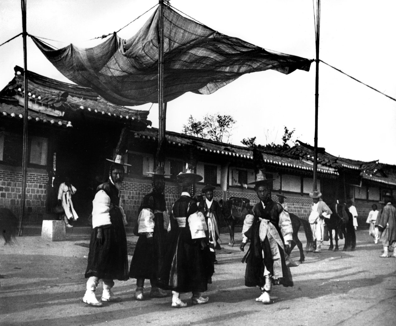 Festival til ære for keiseren av Japan, Korea, 1900 av Unbekannt