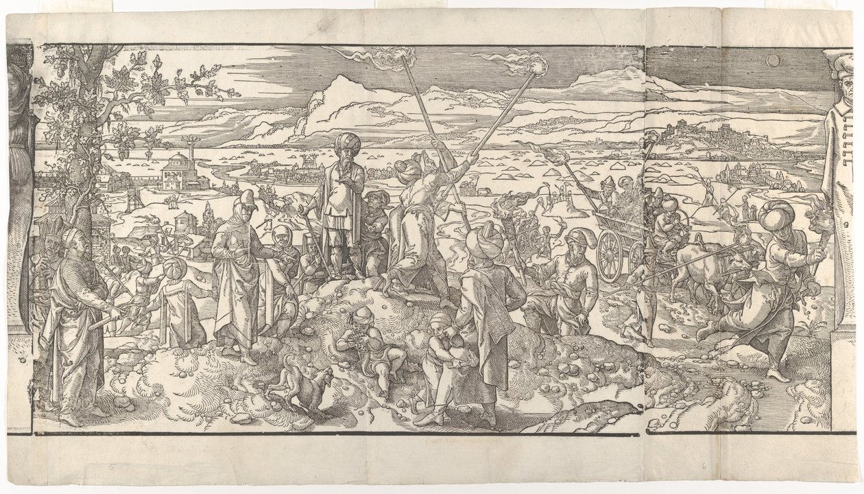 Festival of the New Moon fra frisen Ces Moeurs et fachons de faire de Turcz Customs ..., 1553. av Unbekannt