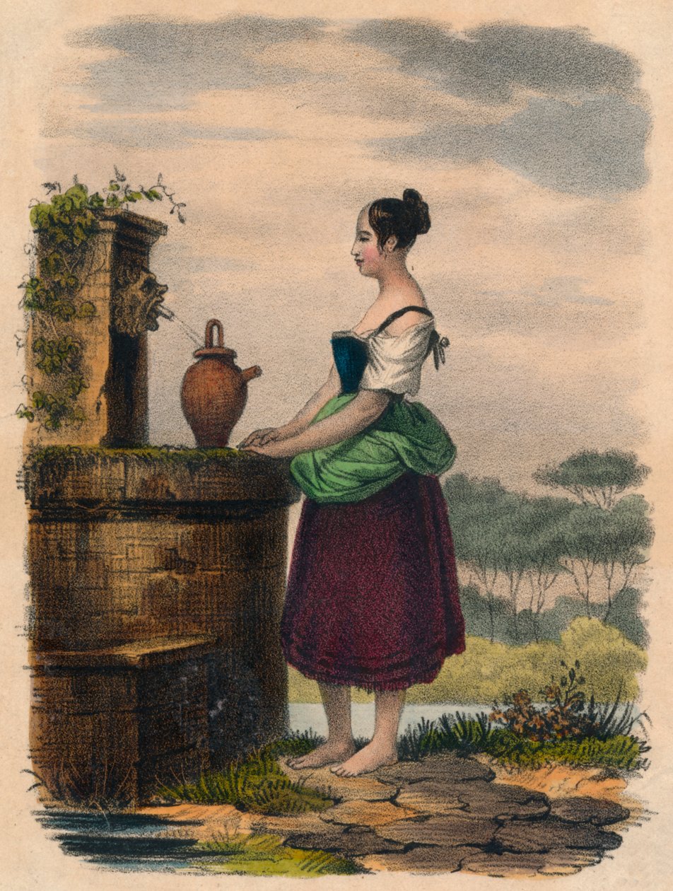 Henter vann, 1800-tallet av Unbekannt