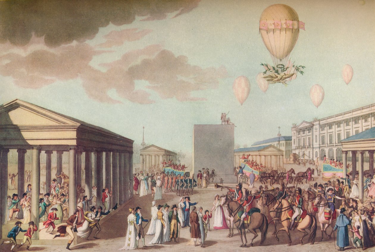 Festen for kroningen og kroningen av deres keiserlige majesteter, 1804, 1920. av Unbekannt