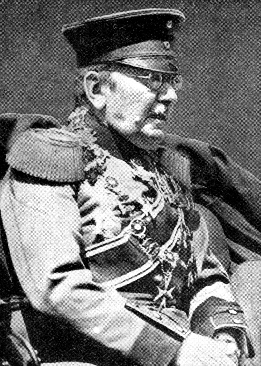 Feltmarskalk von der Goltz , prøyssisk soldat, første verdenskrig, 1914 av Unbekannt
