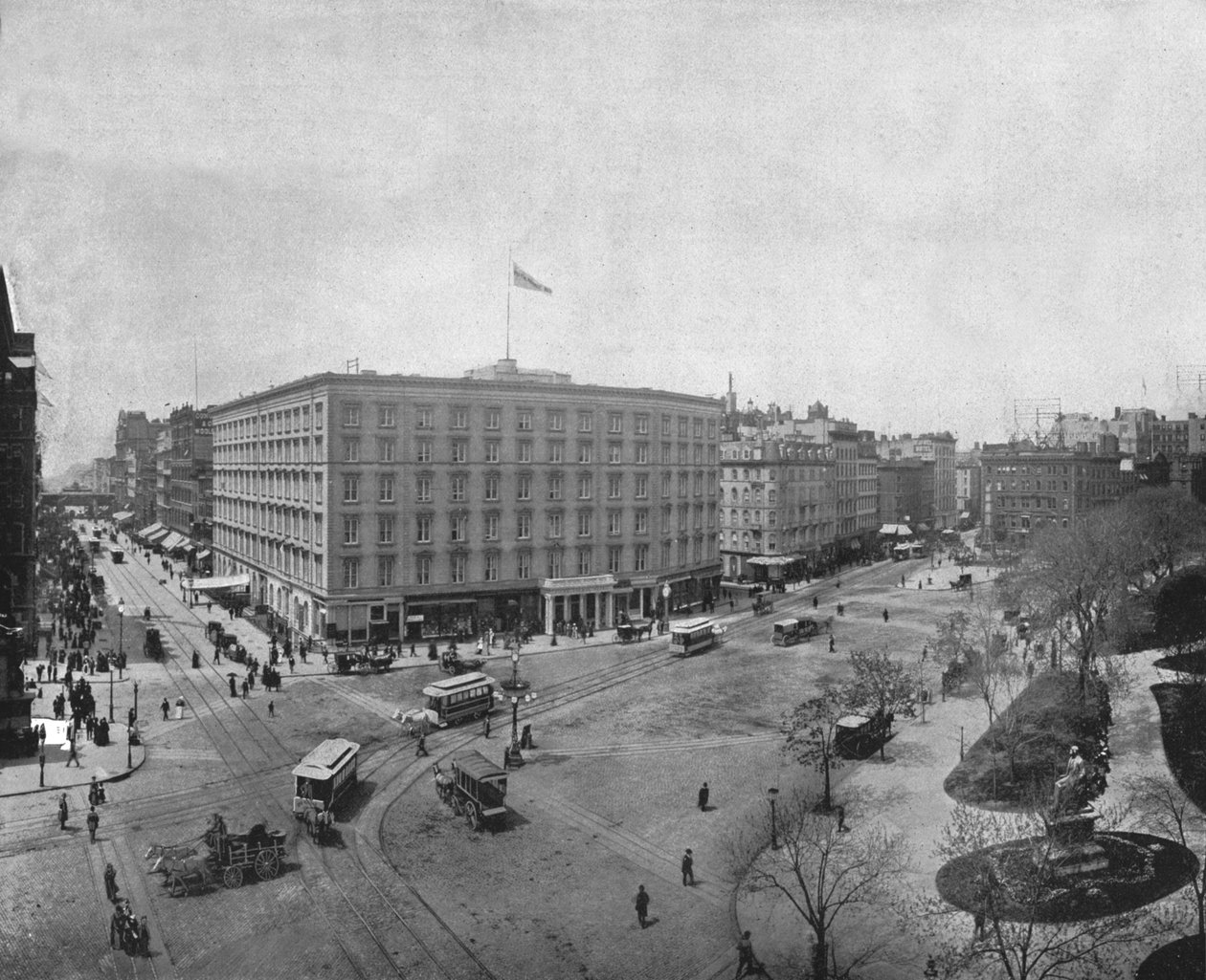 Fifth Avenue og Madison Square, New York, USA, c1900. av Unbekannt