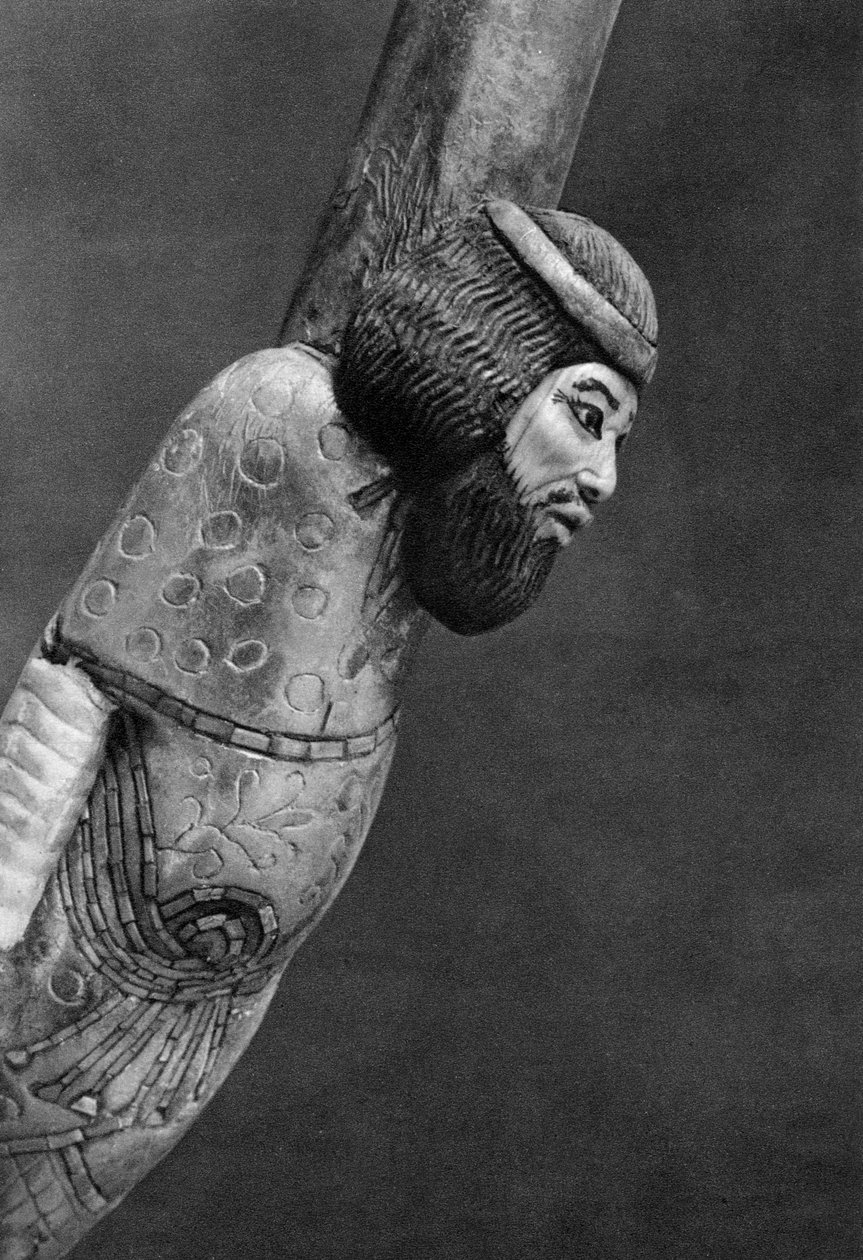 Figur av en asiatisk mann, ca 1350 f.Kr. 1936 av Unbekannt