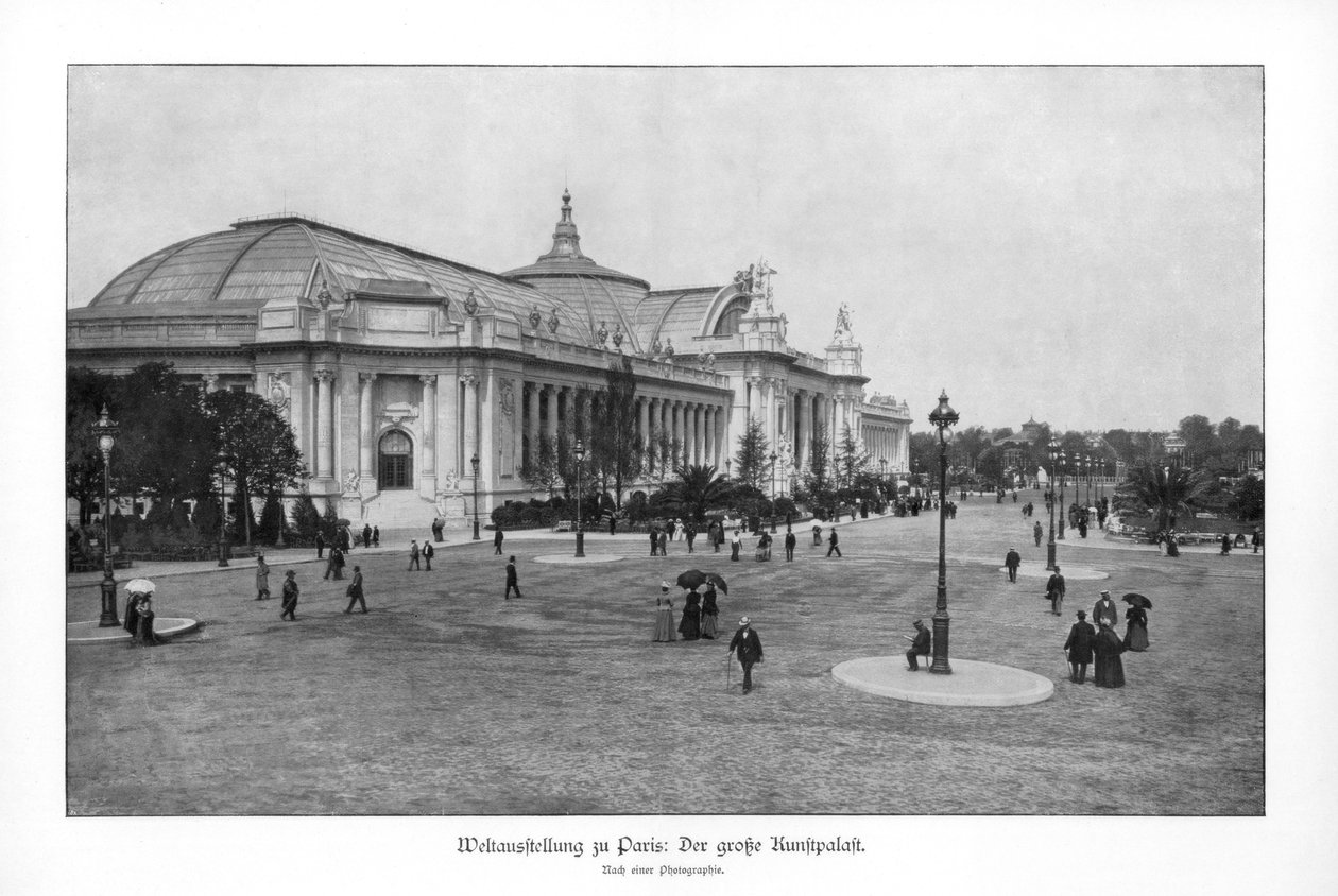 Fine Arts Palace, Paris verdensutstilling, 1889, 1900 av Unbekannt